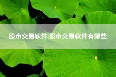 股市交易软件(股市交易软件有哪些)
