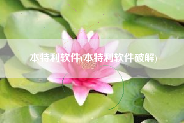 本特利软件(本特利软件破解)
