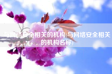 与网络安全相关的机构(与网络安全相关的机构名称)