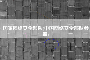 国家网络安全部队(中国网络安全部队参军)