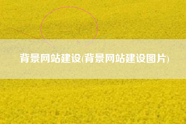 背景网站建设(背景网站建设图片)