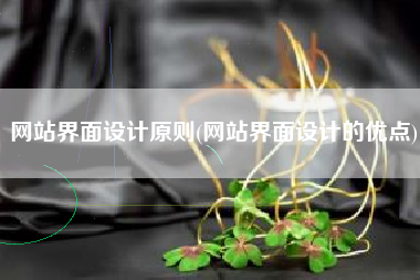 网站界面设计原则(网站界面设计的优点)