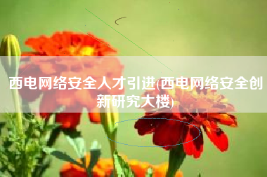西电网络安全人才引进(西电网络安全创新研究大楼)