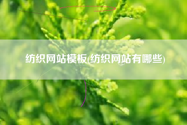 纺织网站模板(纺织网站有哪些)