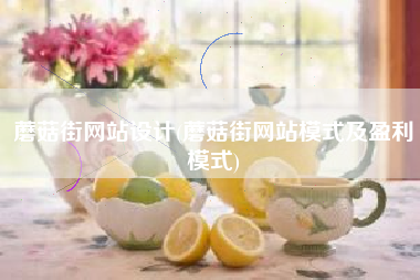 蘑菇街网站设计(蘑菇街网站模式及盈利模式)