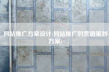 网站推广方案设计(网站推广的营销策划方案)