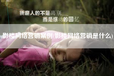 影楼网络营销案例(影楼网络营销是什么)
