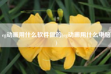 cg动画用什么软件做的(cg动画用什么电脑)