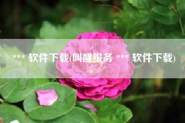 *** 软件下载(叫醒服务 *** 软件下载)