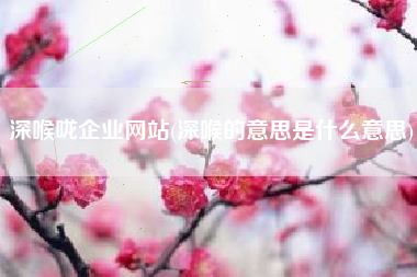 深喉咙企业网站(深喉的意思是什么意思)