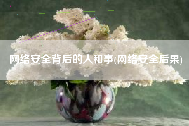 网络安全背后的人和事(网络安全后果)