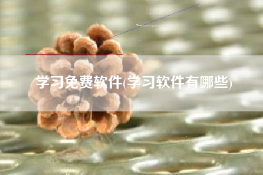 学习免费软件(学习软件有哪些)