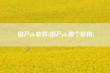 国产plc软件(国产plc哪个好用)