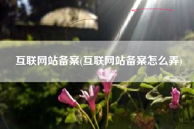 互联网站备案(互联网站备案怎么弄)