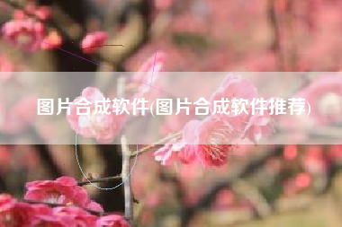 图片合成软件(图片合成软件推荐)
