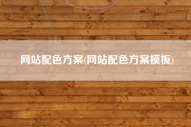 网站配色方案(网站配色方案模板)