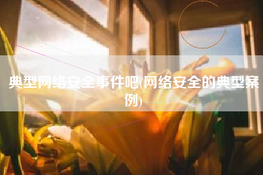 典型网络安全事件吧(网络安全的典型案例)