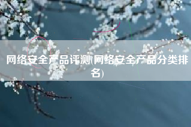 网络安全产品评测(网络安全产品分类排名)