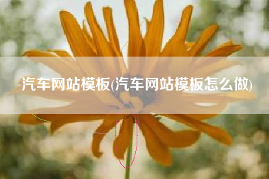 汽车网站模板(汽车网站模板怎么做)