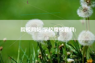 院校网站(学校院校官网)