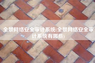 全景网络安全审计系统(全景网络安全审计系统有哪些)