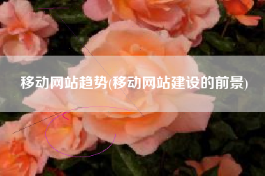 移动网站趋势(移动网站建设的前景)