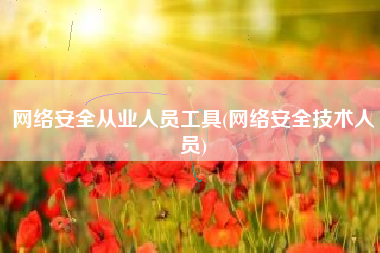 网络安全从业人员工具(网络安全技术人员)