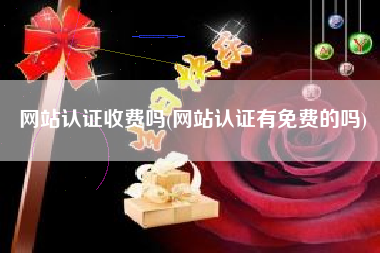 网站认证收费吗(网站认证有免费的吗)