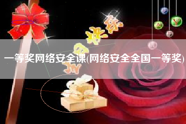 一等奖网络安全课(网络安全全国一等奖)