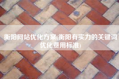 衡阳网站优化方案(衡阳有实力的关键词优化费用标准)
