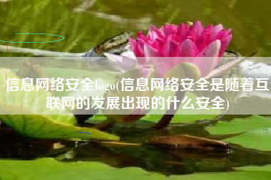 信息网络安全logo(信息网络安全是随着互联网的发展出现的什么安全)