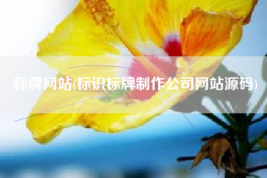 标牌网站(标识标牌制作公司网站源码)