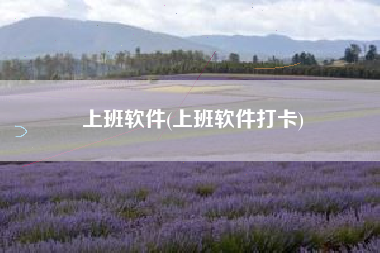 上班软件(上班软件打卡)