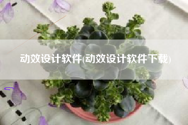 动效设计软件(动效设计软件下载)