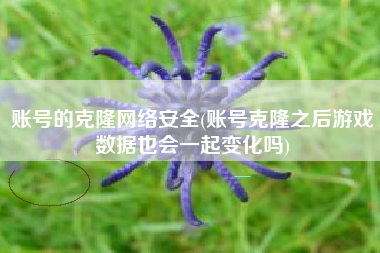 账号的克隆网络安全(账号克隆之后游戏数据也会一起变化吗)