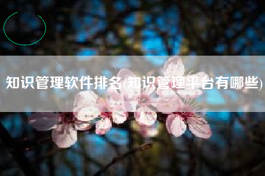 知识管理软件排名(知识管理平台有哪些)