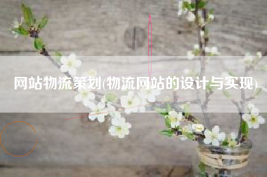 网站物流策划(物流网站的设计与实现)