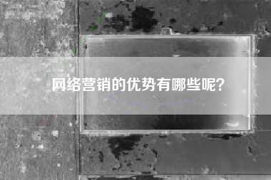 网络营销的优势有哪些呢？