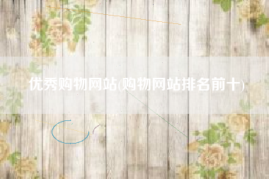 优秀购物网站(购物网站排名前十)