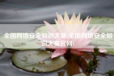 全国网络安全知识大赛(全国网络安全知识大赛官网)