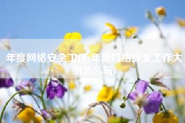 年度网络安全工作(年度网络安全工作大纲怎么写)