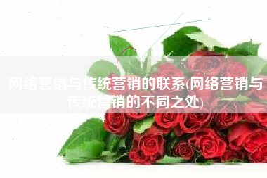 网络营销与传统营销的联系(网络营销与传统营销的不同之处)