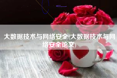 大数据技术与网络安全(大数据技术与网络安全论文)